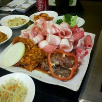 Photo taken at Ginseng Korean BBQ + Tofu by Rodolphe C. on 10/23/2011