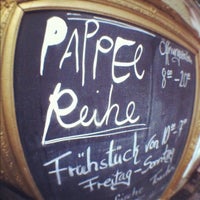 Photo taken at Pappelreihe Cafe by Flan on 2/22/2012