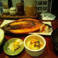 Photo taken at 焼魚食堂 魚角 大山店 by K357 on 11/26/2011