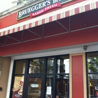 Photo taken at Bruegger&amp;#39;s by Chris A. on 4/15/2012