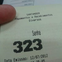 Photo taken at Santander AG 3724 by Renata D. on 7/12/2012