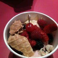Photo taken at Chilly Billy&amp;#39;s Frozen Yogurt by Brittany M. on 3/28/2012