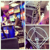 Photo taken at THE FRANCHISE on SHOWTIME® at The MLB Fan Cave by Mike G. on 4/5/2012