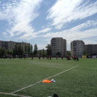 Photo taken at СК «Лидер» (Стадион Алмаз) by Ivan S. on 5/26/2012