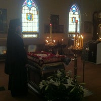 Photo taken at Saints Sergius And Herman Of Valaam Orthodox Monastery by Bjørn on 4/13/2012