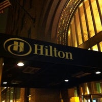 Photo taken at Hilton by Tristan E. on 5/17/2012