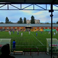 Photo taken at Стадион «Олимпия» by Sasha S. on 9/3/2012