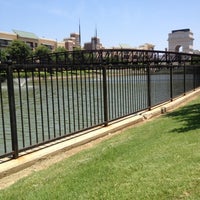 Photo taken at Atlantic Station Pond by Paul C. on 6/26/2012