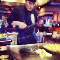 Photo taken at Musashi&#39;s Japanese Steakhouse by C.J. on 2/14/2012