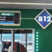 Photo taken at Gate A49 by Mattia N. on 9/1/2012