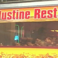 Photo taken at Justine Restaurant by Nick V. on 10/1/2011