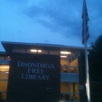 Photo taken at Onondaga Free Library by Rod K. on 10/11/2011