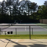 Photo taken at Oglethorpe Tennis Courts by AShasa F. on 4/29/2012