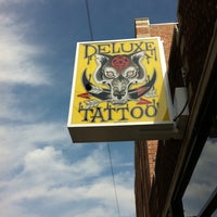 Photo taken at Deluxe Tattoo by Purple P. on 7/28/2011