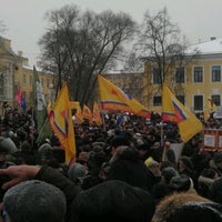 Photo taken at Митинг За Честные И Свободные Выборы by Alexander K. on 12/24/2011