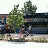 Photo taken at Megabus Stop by John D. on 5/27/2012