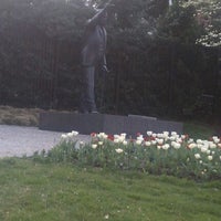 Photo taken at Sir Winston Churchill Statue by Farah A. on 3/23/2012