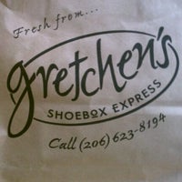 Photo taken at Gretchen&amp;#39;s Shoebox Express by Jeannette D. on 8/31/2011