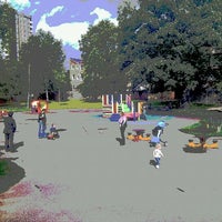 Photo taken at London Fields Playground by Pip on 9/11/2011