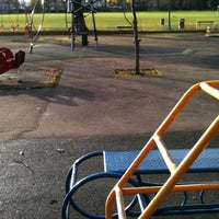 Photo taken at Harrow Rec Playground by Paul H. on 12/14/2011