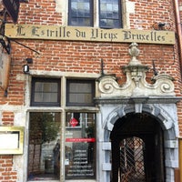 Photo taken at L&amp;#39;Estrille du Vieux Bruxelles by Jinkwon L. on 6/22/2012