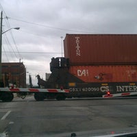 Photo taken at Michigan Street Railroad Crossing by Kev M. on 9/30/2011