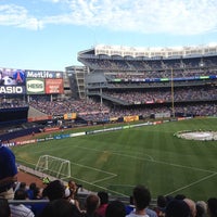 Photo taken at Chelsea FC vs. Paris Saint-Germain FC at Yankee Stadium by Sami Q. on 7/22/2012