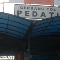 Photo taken at Gerbang Tol Pedati by Diiah on 11/27/2011