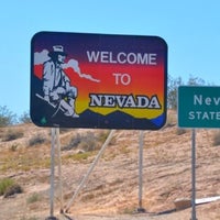 Photo taken at California / Nevada State Line by Catherine V. on 8/23/2012