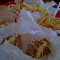 Photo taken at Fred&amp;#39;s Downhome Burgers by Yoshawn S. on 8/24/2012