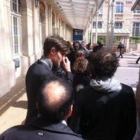 Photo taken at Lycée Voltaire by Anne A. on 4/22/2012