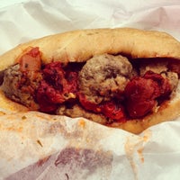 4/30/2012에 Amy D.님이 Saucy Burt&amp;#39;s - Meatball Food Cart에서 찍은 사진