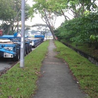Photo taken at Tuas Road by Nway Nway H. on 7/16/2012