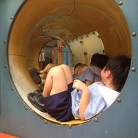 Photo taken at Playground by Pat B. on 8/29/2012