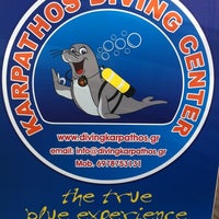 Снимок сделан в Karpathos Diving Center пользователем Maria T. 8/31/2012