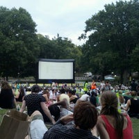 Photo taken at Central Park Conservancy Film Festival by Rachel H. on 8/25/2012