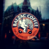Photo taken at Balzac Coffee by Natalie O. on 8/10/2012