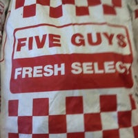 Photo taken at Five Guys by Chuck B. on 4/15/2012