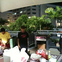 Photo taken at BBQ Pit @ Jurong East Swimming Complex by Jeremy N. on 10/9/2011