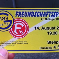 Photo taken at Stadion Ratingen by Jessica G. on 8/14/2012