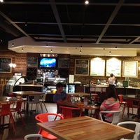 Photo taken at Treza Fine Salad &amp;amp; Wood-Fired Pizza Co by Jesus M. on 8/23/2012