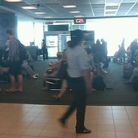 Photo taken at Gate B25 by Phil Y. on 8/1/2011