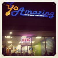 Photo taken at YoAmazing Yogurt Shoppe by Adam K. on 2/21/2012