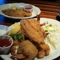 Photo taken at Pappas Seafood House by Caramels&amp;#39; D. on 4/17/2012