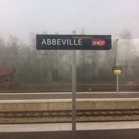 Photo taken at Gare SNCF d&amp;#39;Abbeville by Nicolas B. on 3/21/2012