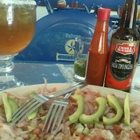 Photo taken at Mariscos El Carnal by Andrea C. on 5/12/2012