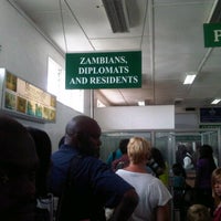 Photo taken at Simon Mwansa Kapwepwe International Airport (NLA) by Caitlin P. on 1/12/2012