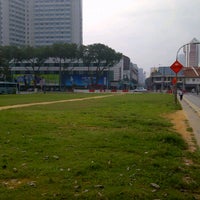 Photo taken at Open Field @ Beside Farrer Park MRT by M REZA on 3/25/2012