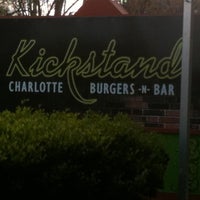 Photo taken at Kickstand Burgers -n- Bar by S H. on 3/23/2011