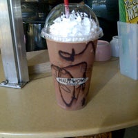Photo taken at Maui Wowi Hawaiian Coffees &amp;amp; Smoothies by Brigette on 1/25/2012